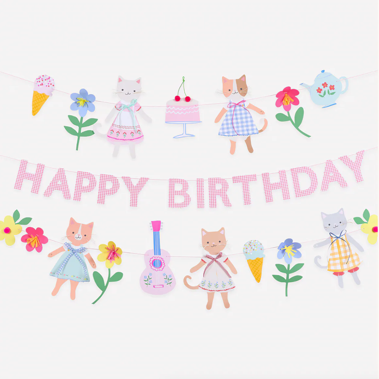 Kitten Club Garland Set