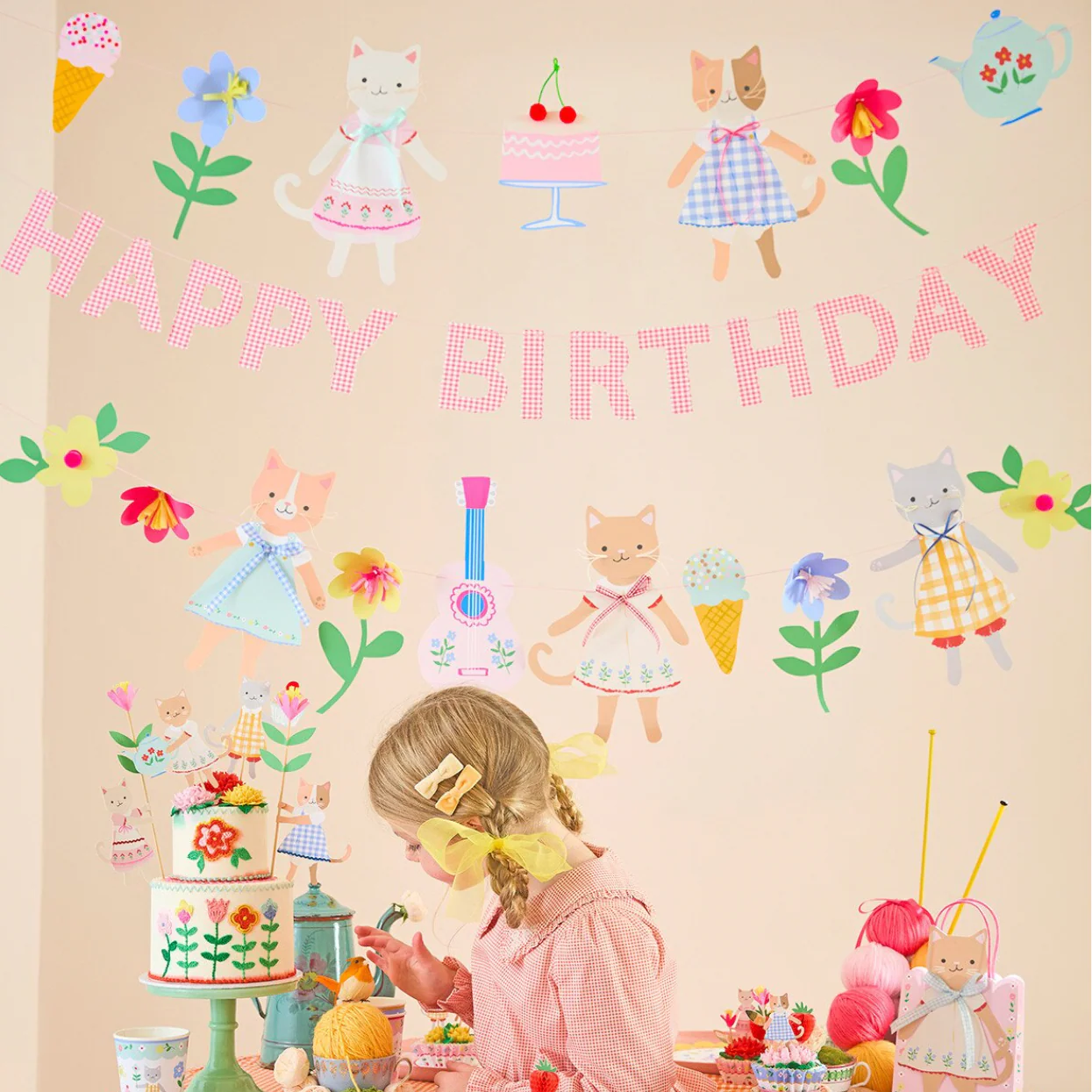 Kitten Club Garland Set - Image 2