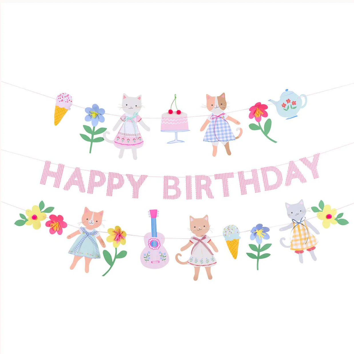 Kitten Club Garland Set - Image 3