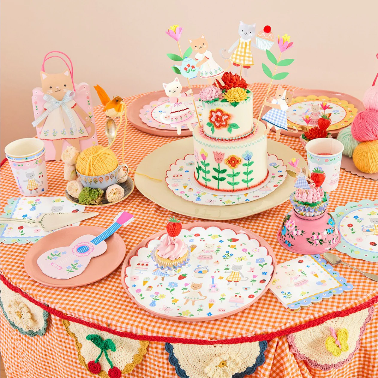 Kitten Club Large Napkins (x16) - Image 2
