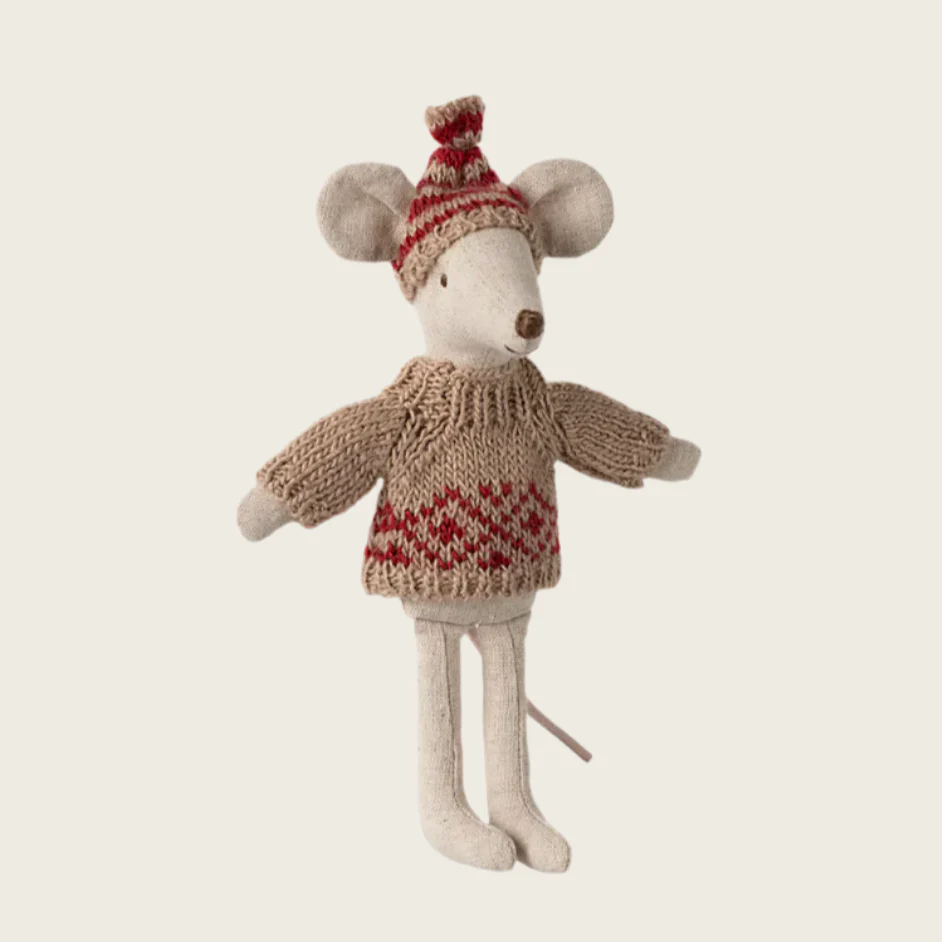 Knitted sweater and hat - Mum mouse - Image 2