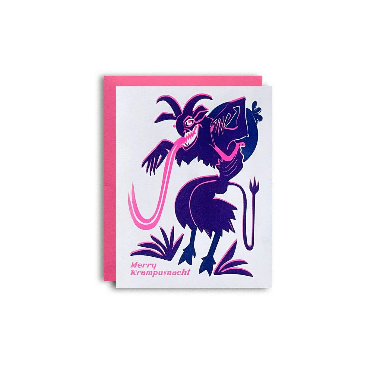 Krampus - Risograph Holiday Card - Image 4