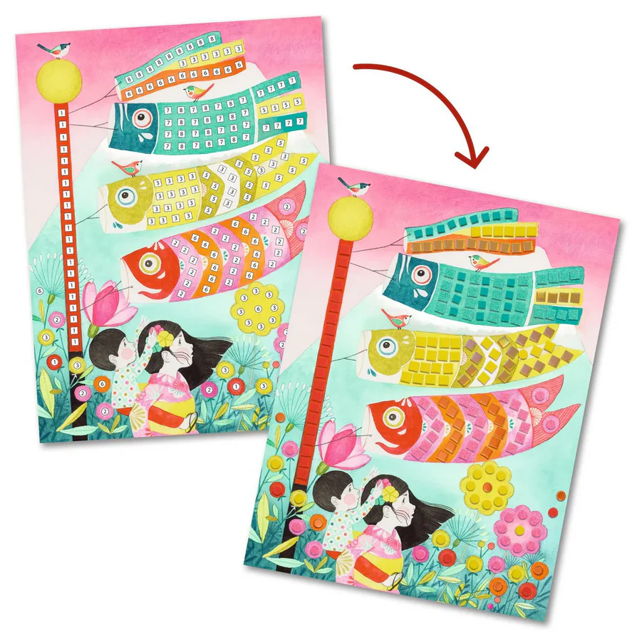 Kyoto Sticker Mosaic Craft Kit - Image 3
