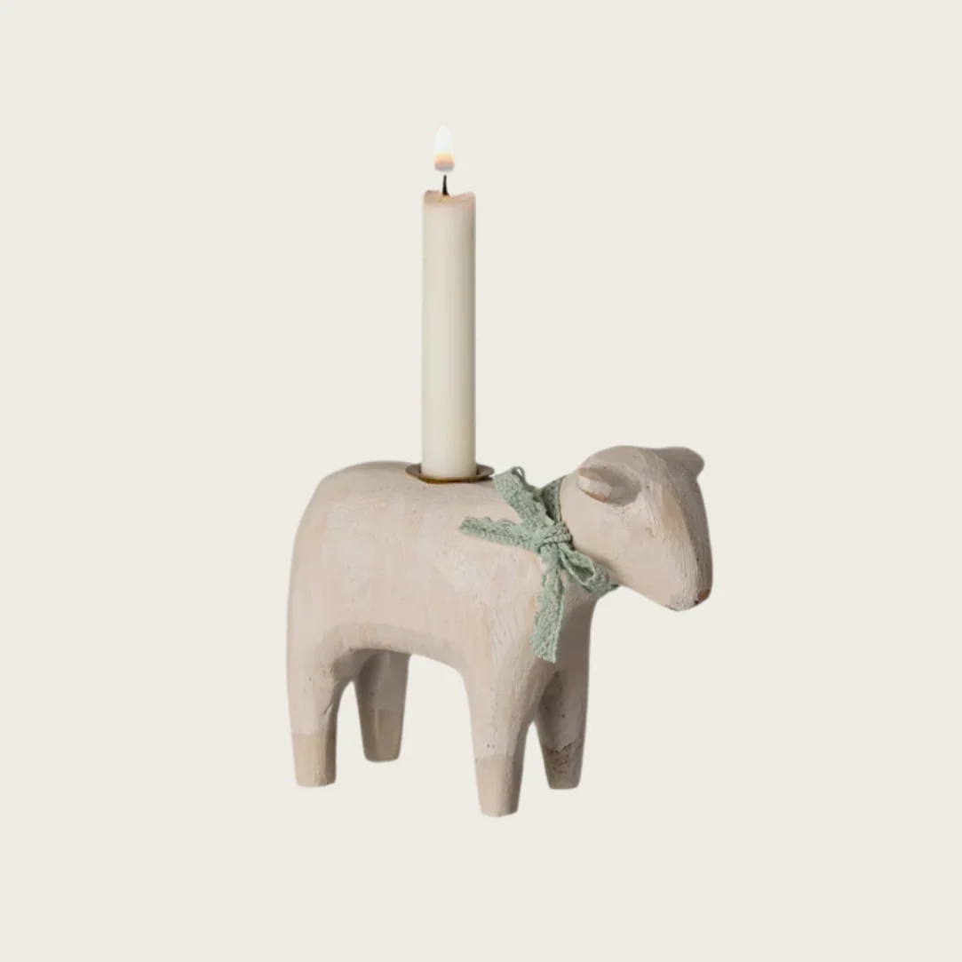 Lamb Candle holder - Mint - Image 2