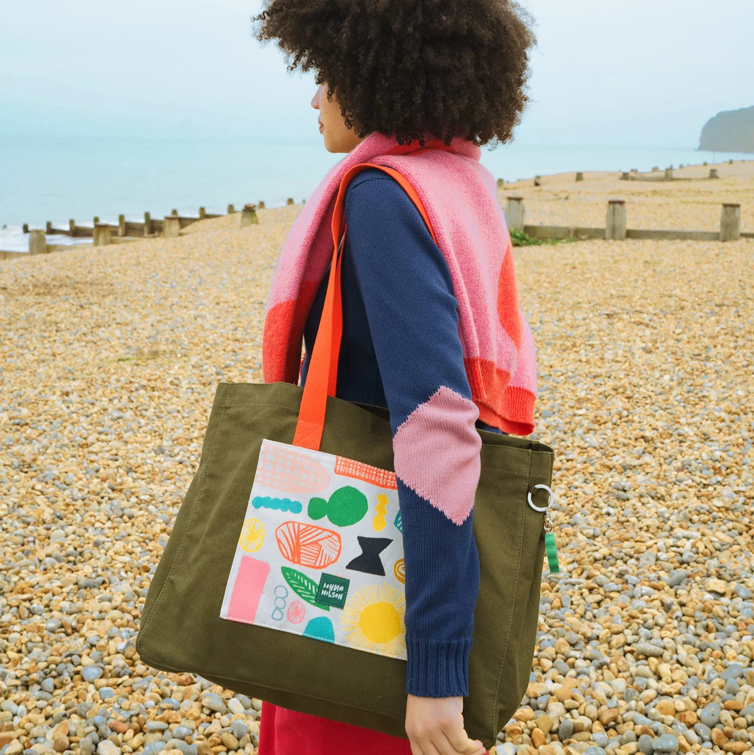 Large Doodle Everything Shopper - Image 3