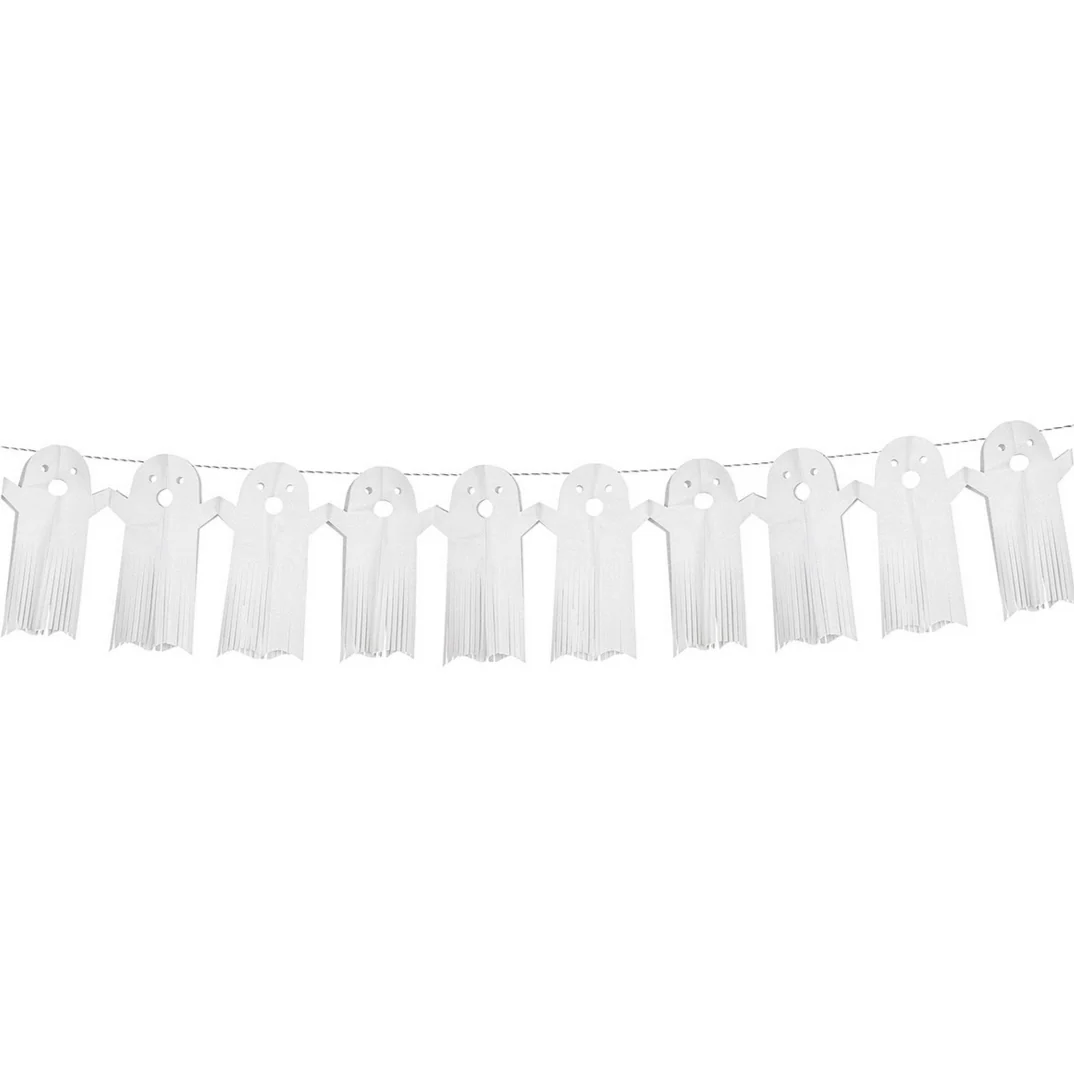 Large Tissue Paper Ghost Garland - Image 4