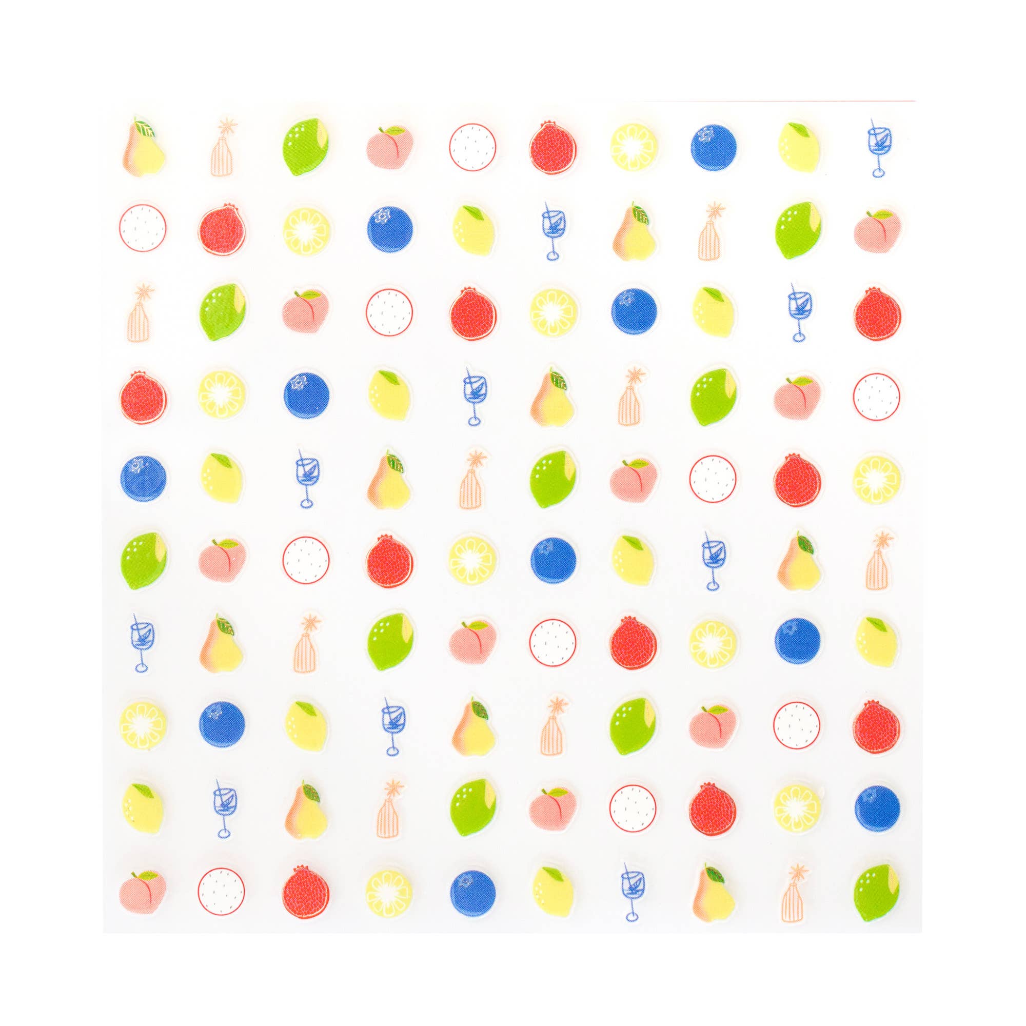 Le Dinner Fruit Nail Stickers - Image 2