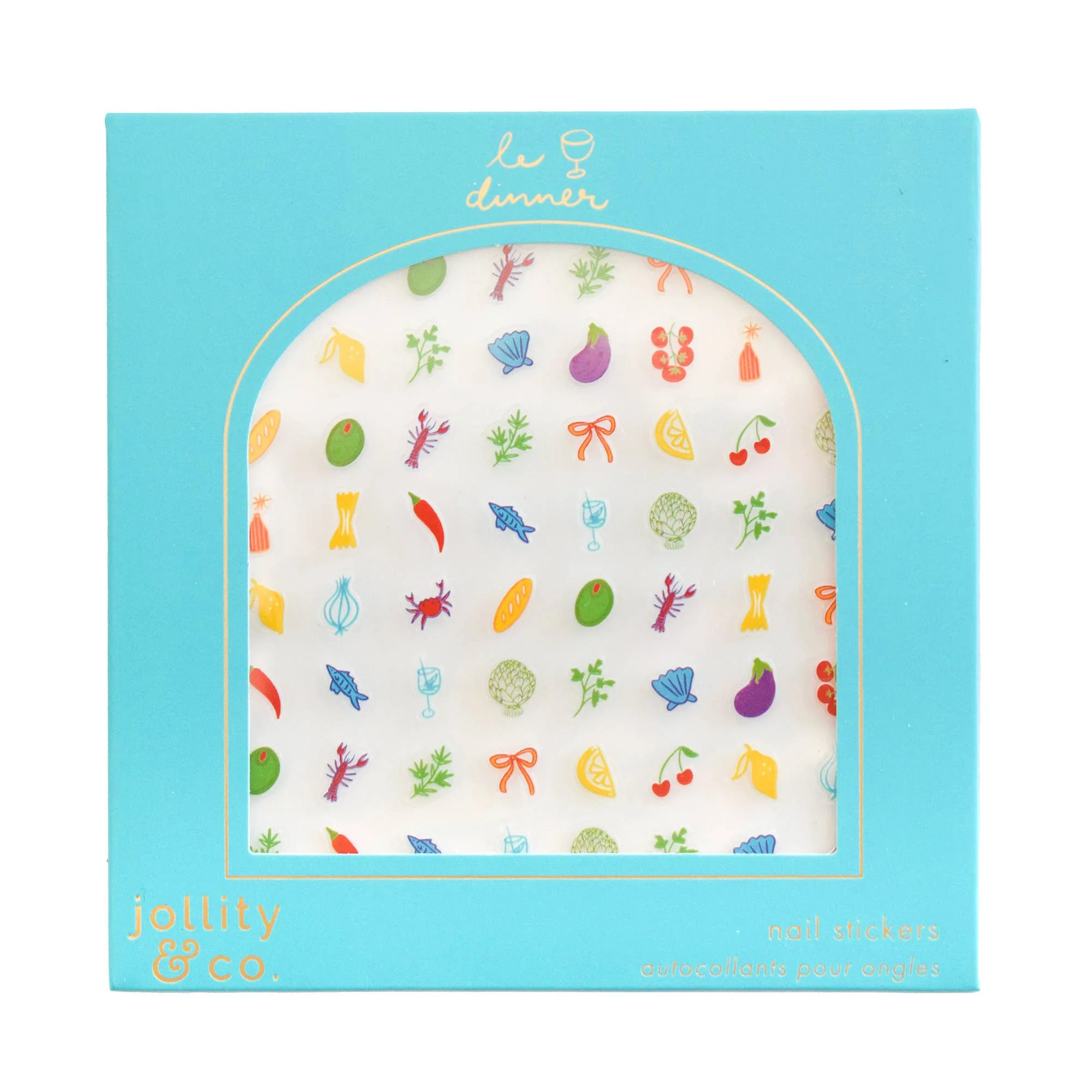 Le Dinner Savory Nail Stickers
