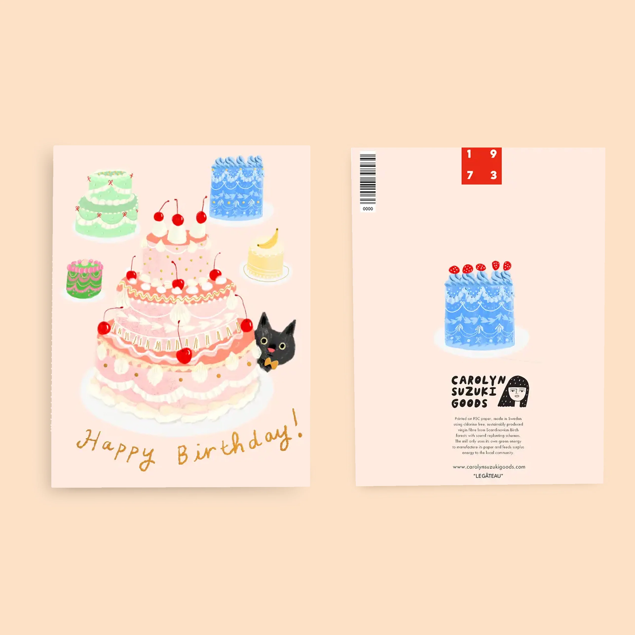 LE GATEAU - Birthday Card - Image 2