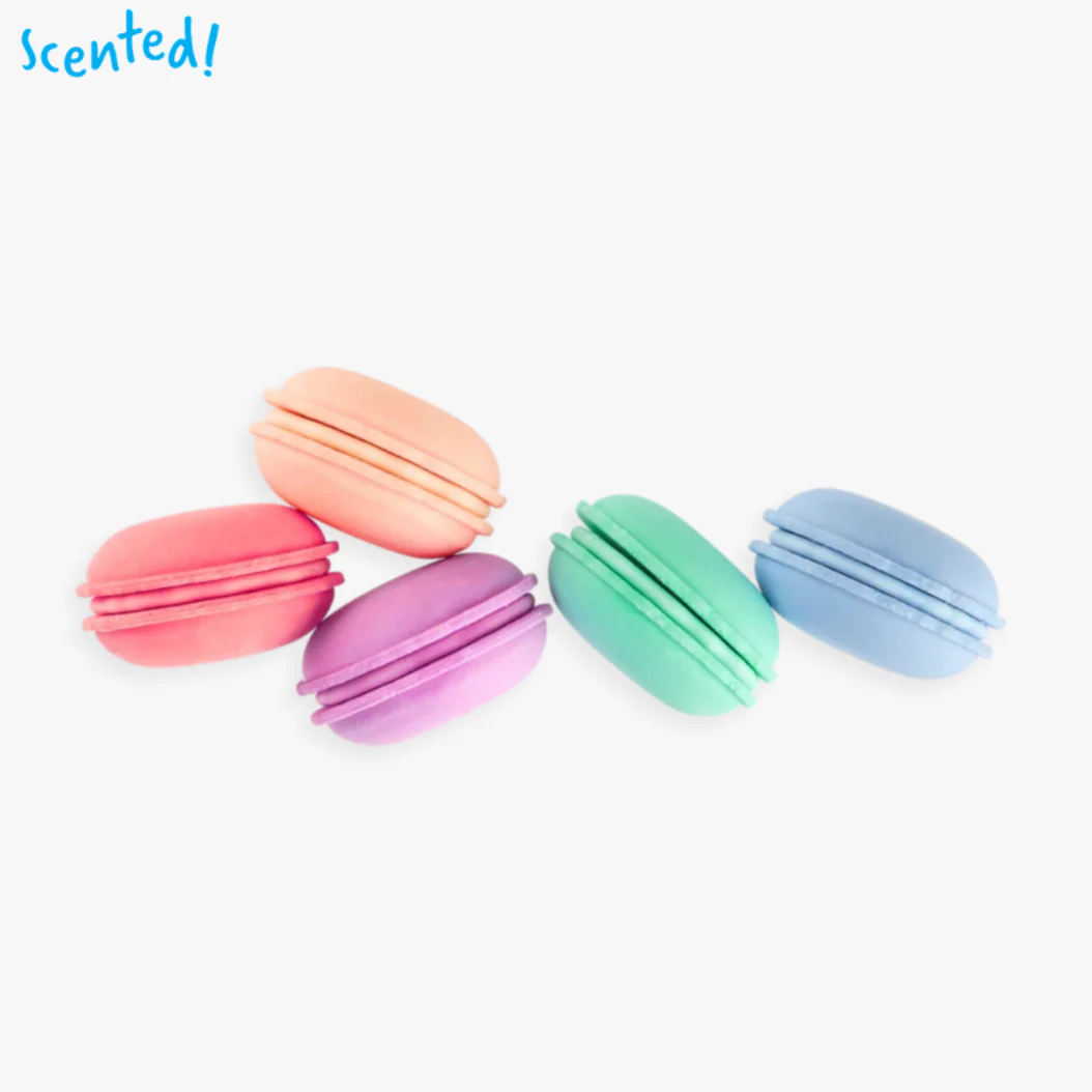 Le Macaron Pâtisserie Scented Erasers - set of 5 - Image 2