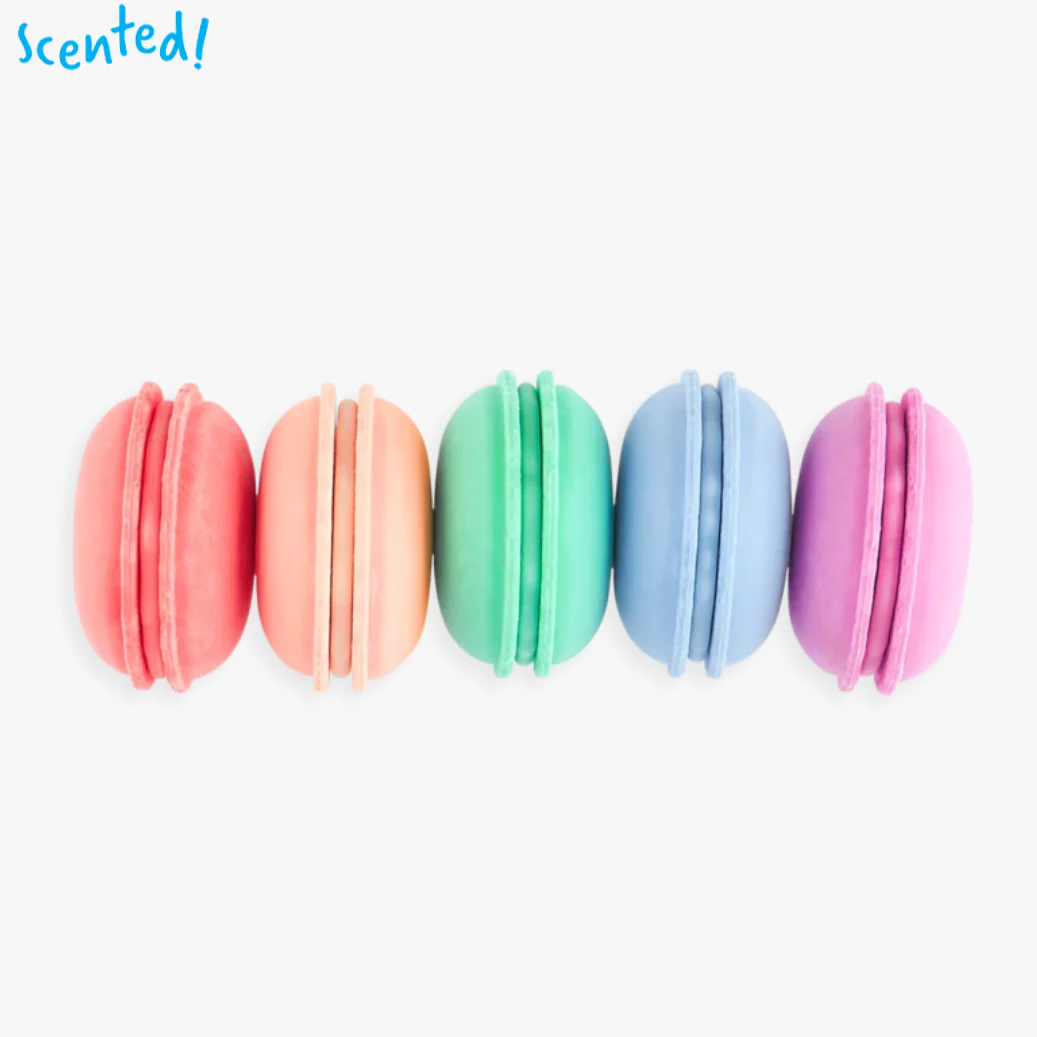 Le Macaron Pâtisserie Scented Erasers - set of 5 - Image 3