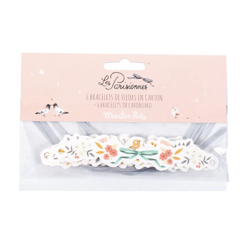 Les Parisiennes Cardboard Bracelets -Lucille Michieli (pk6)