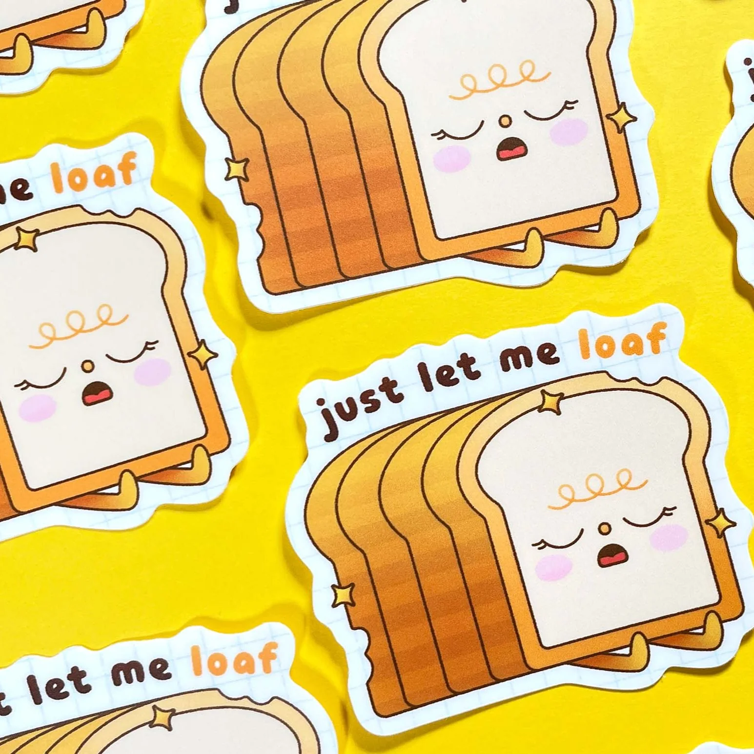 Let Me Loaf Matte Vinyl Sticker - Image 4