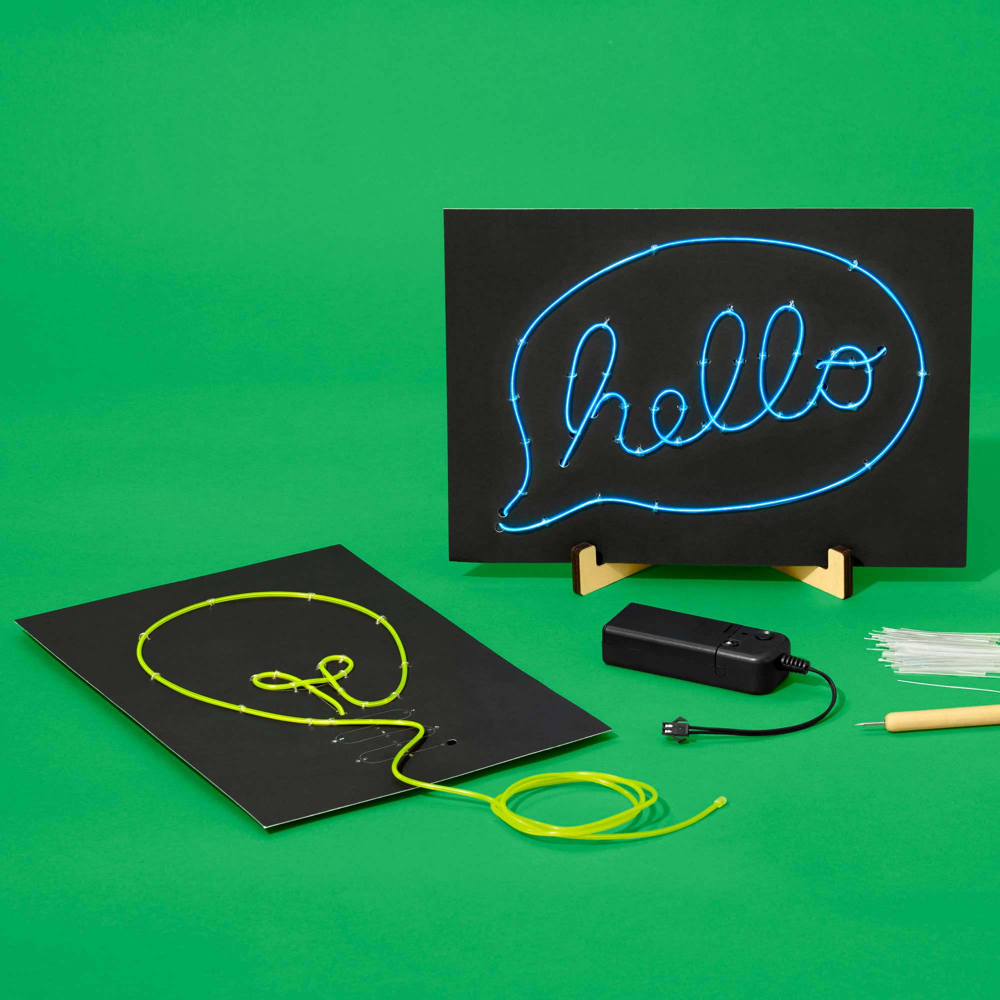 Light-Up Wire Art - DIY Neon Sign Craft Kit - Image 5