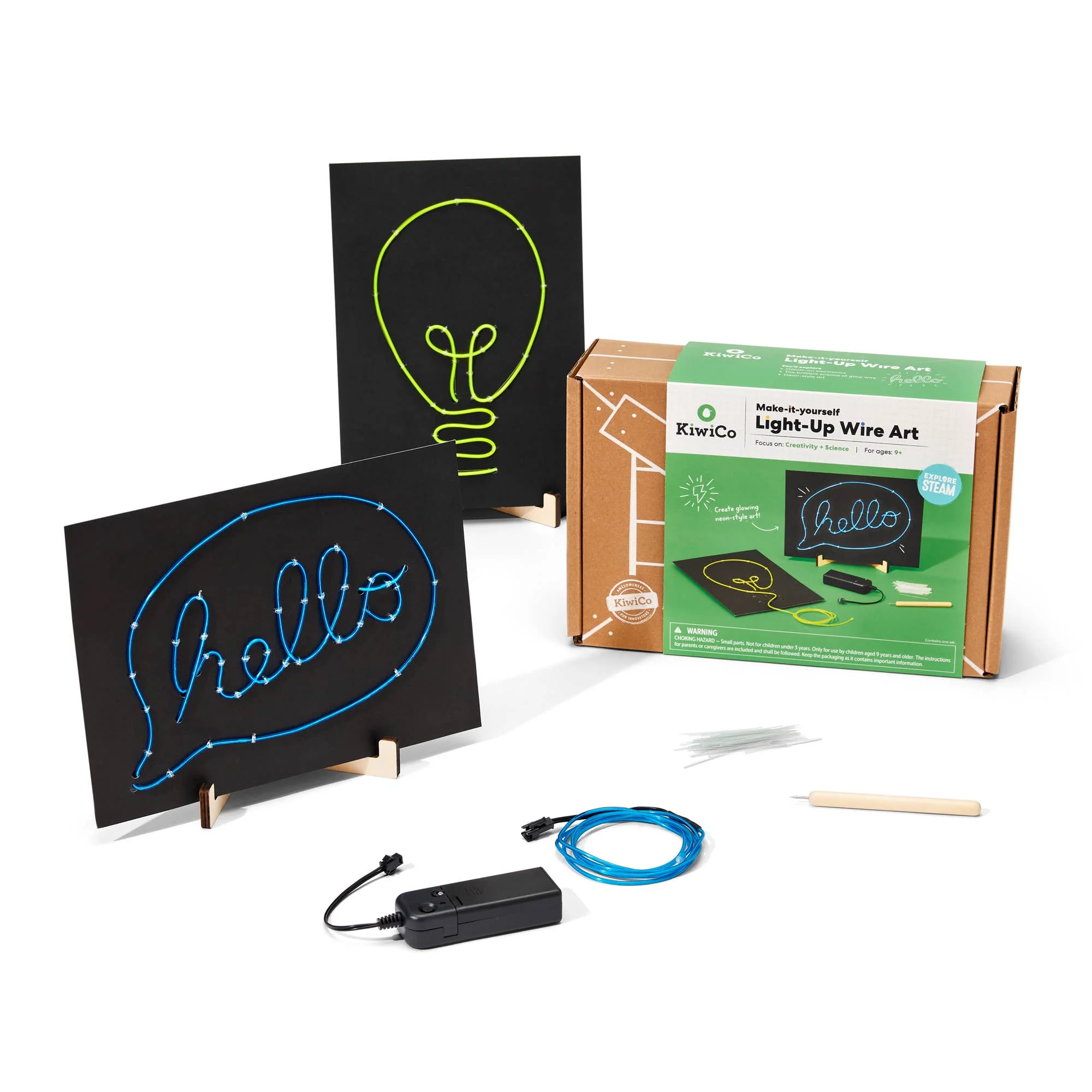 Light-Up Wire Art - DIY Neon Sign Craft Kit - Image 7