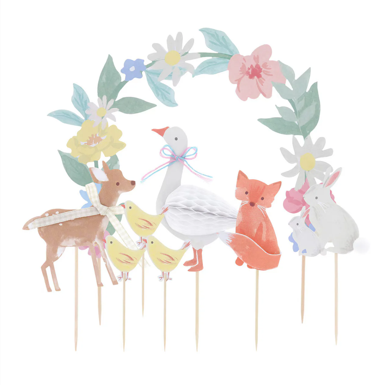 Little Animals Cake Toppers (x8) - Image 2