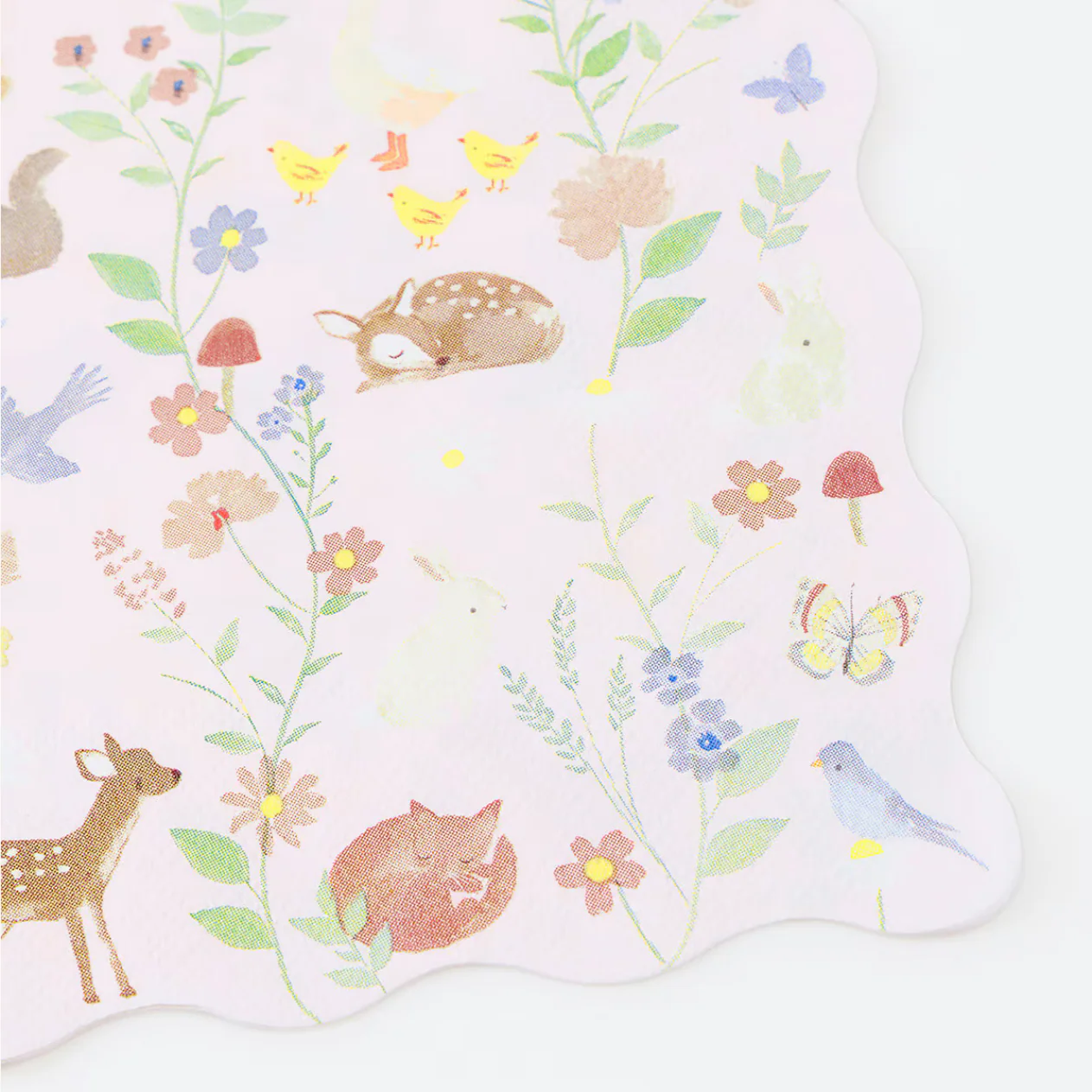 Little Animals Large Napkins (x16) - Image 2