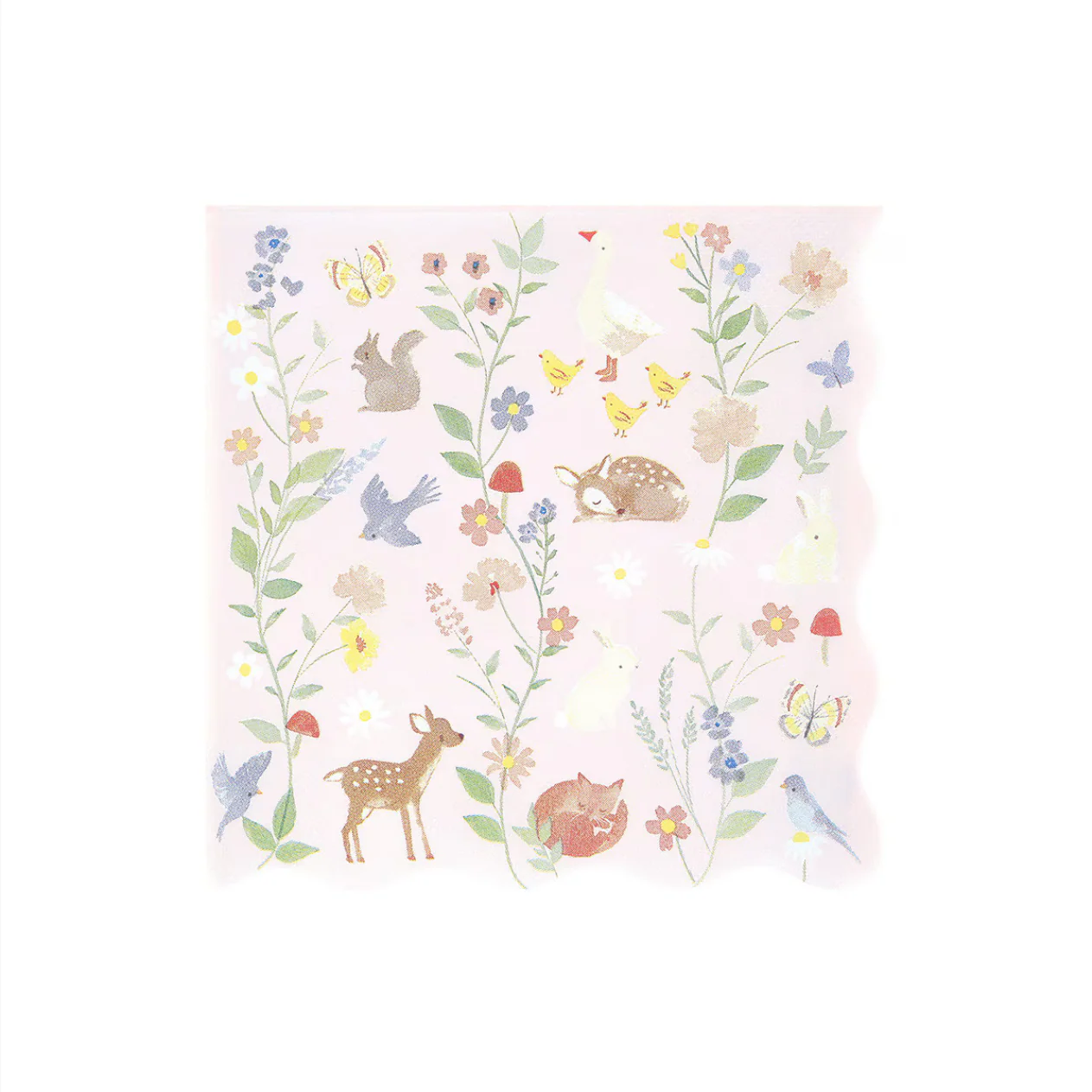 Little Animals Large Napkins (x16) - Image 5