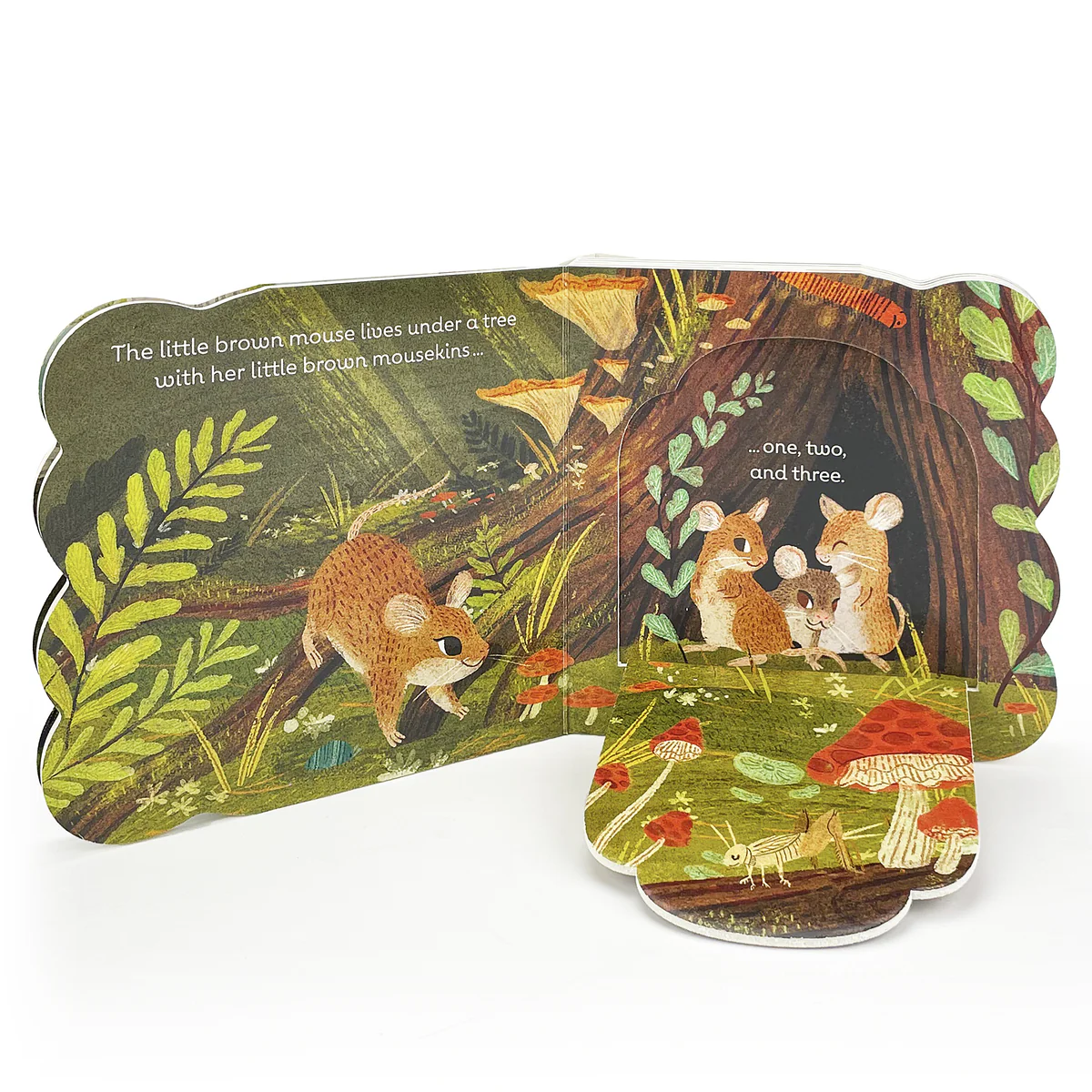 Little Brown Mouse Interactive Lift-a-Flap Board Book - Image 2