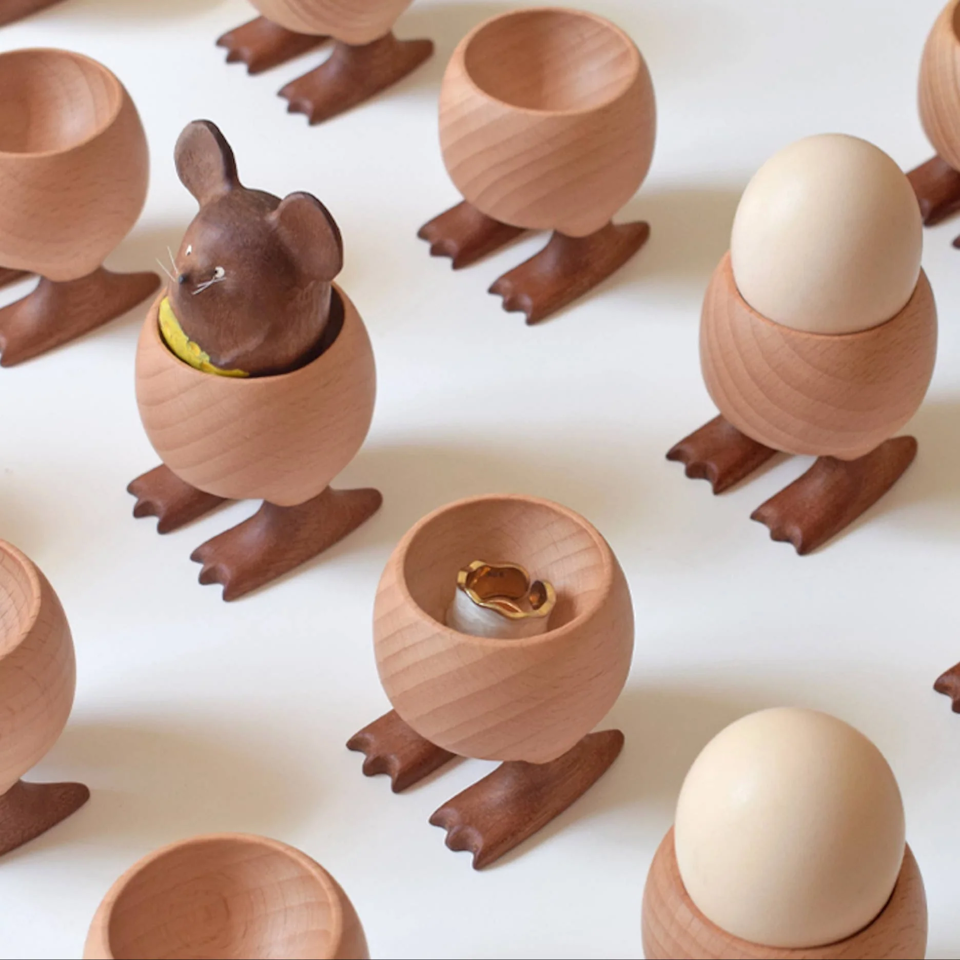Little Claw Egg Cup - Handmade Table Decor