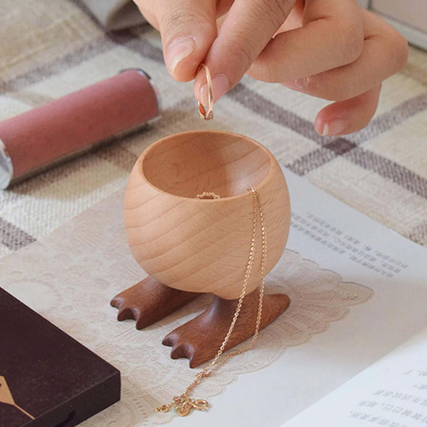 Little Claw Egg Cup - Handmade Table Decor - Image 3