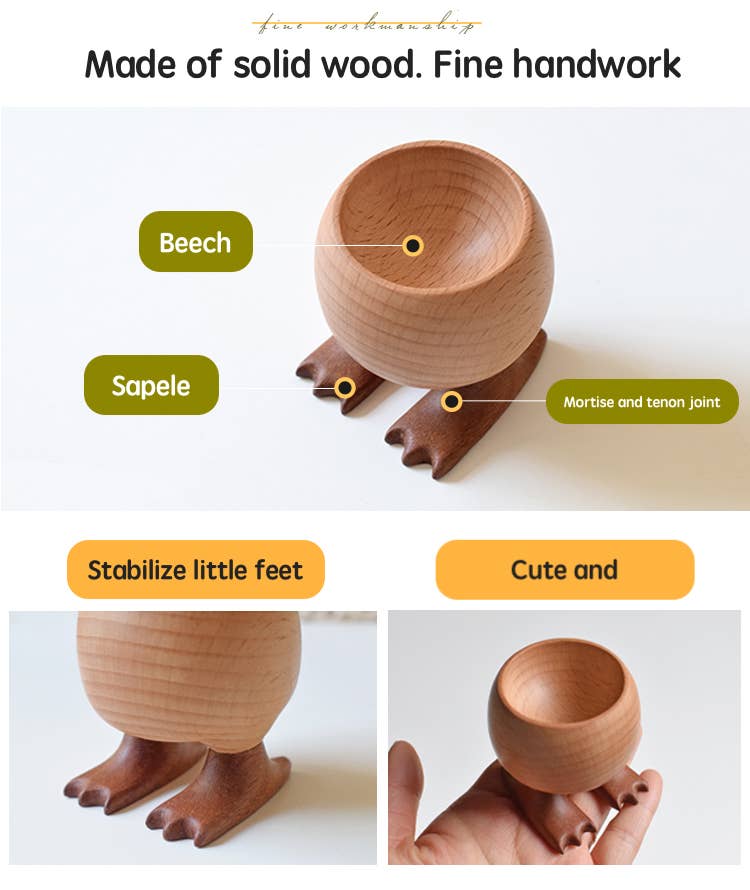 Little Claw Egg Cup - Handmade Table Decor - Image 6