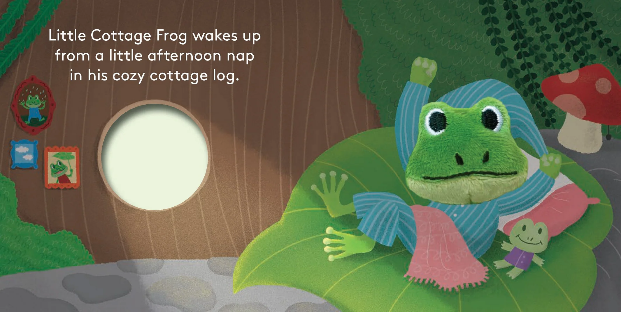 Little Cottage Frog: Finger Puppet Book - Image 2