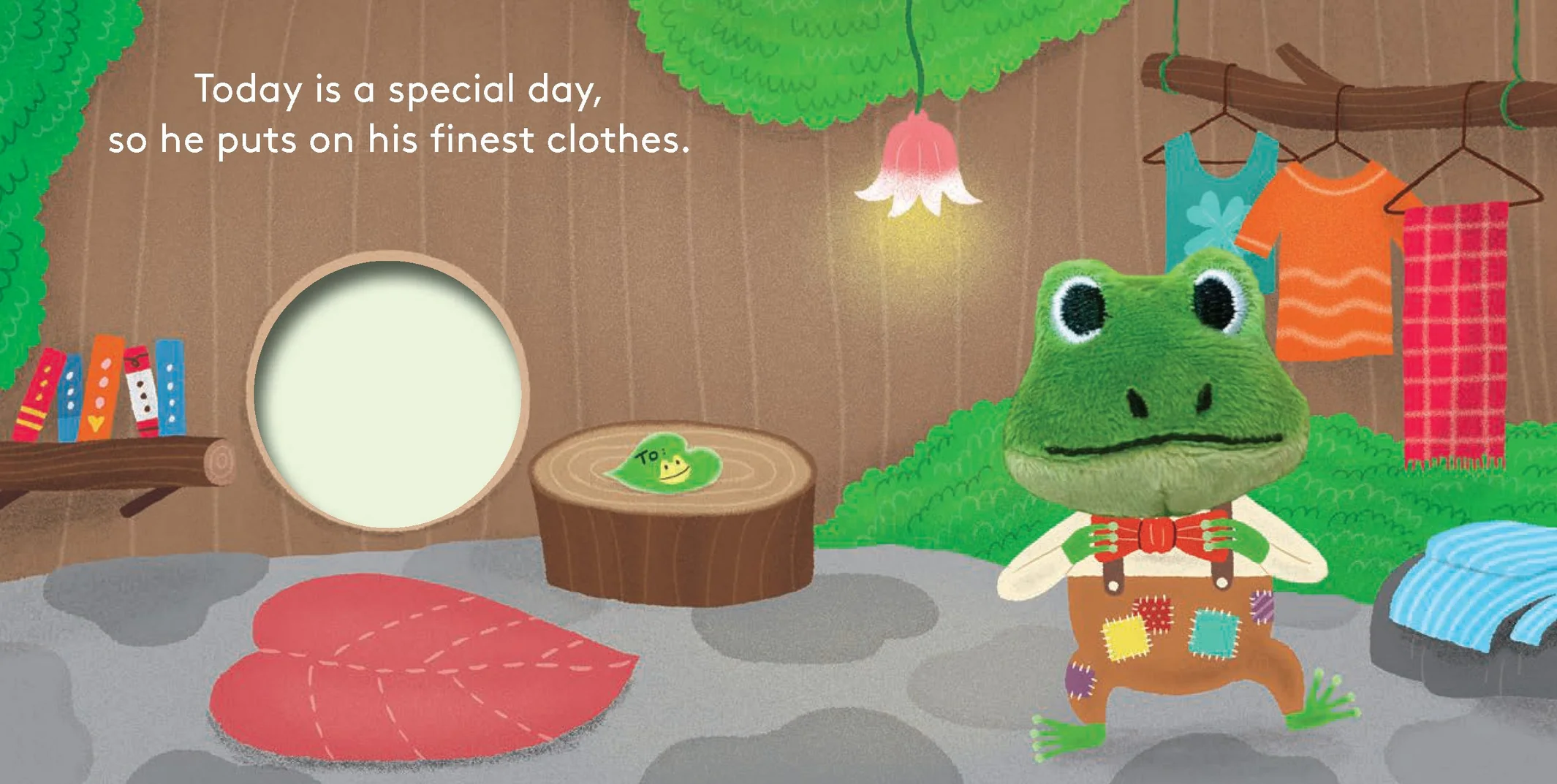 Little Cottage Frog: Finger Puppet Book - Image 3