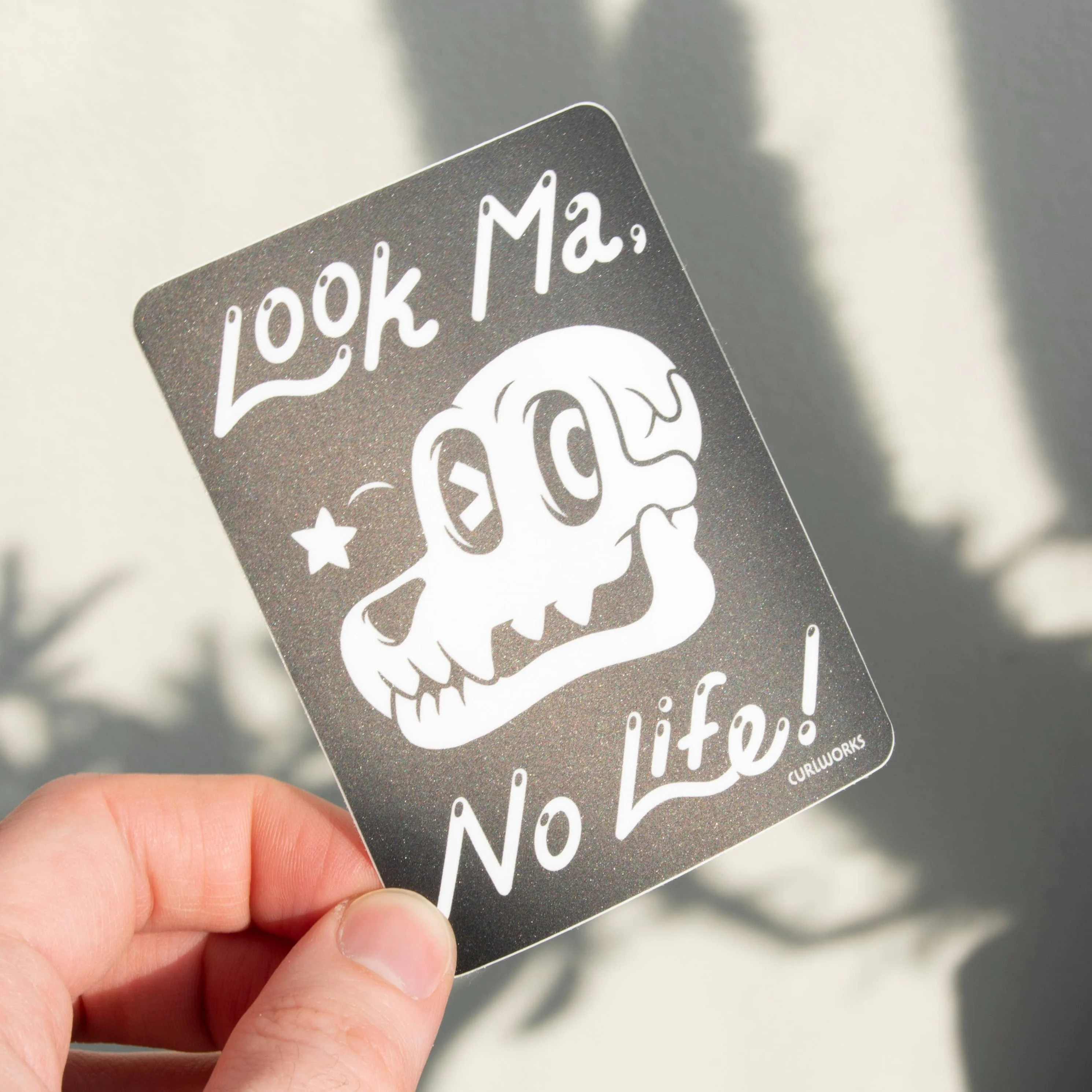 Look Ma', No Life! - 3" Vinyl Sticker - Image 3