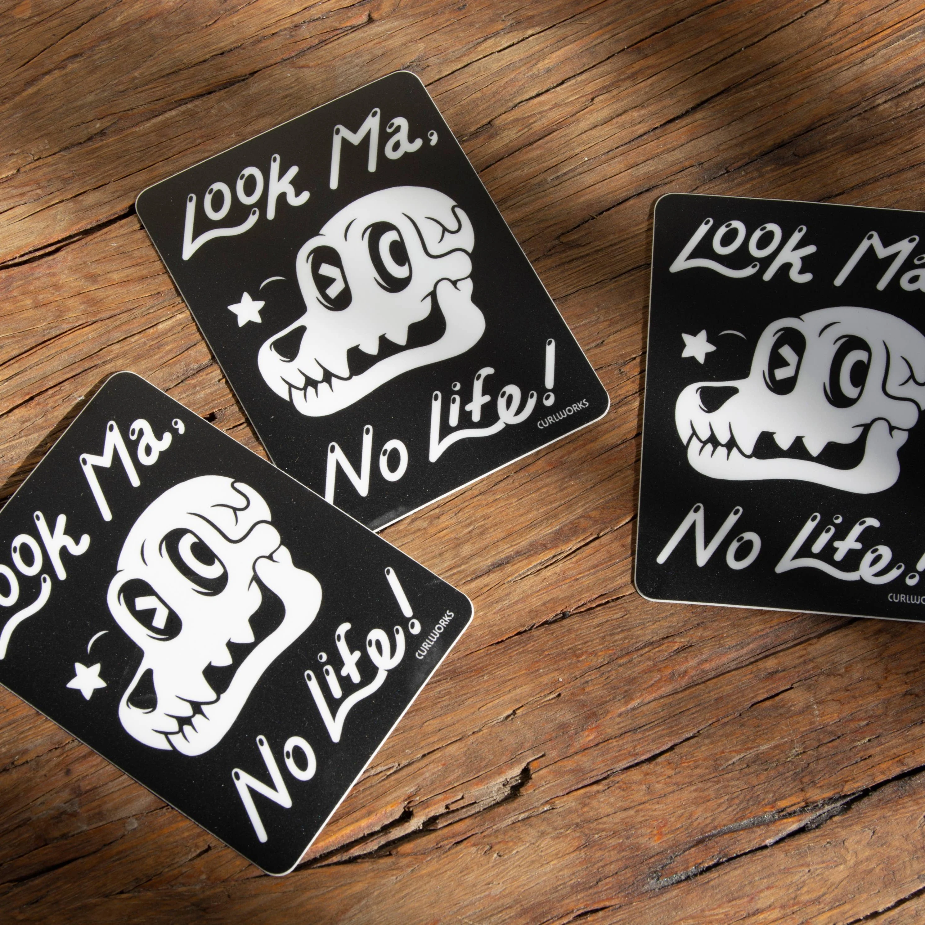 Look Ma', No Life! - 3" Vinyl Sticker - Image 4