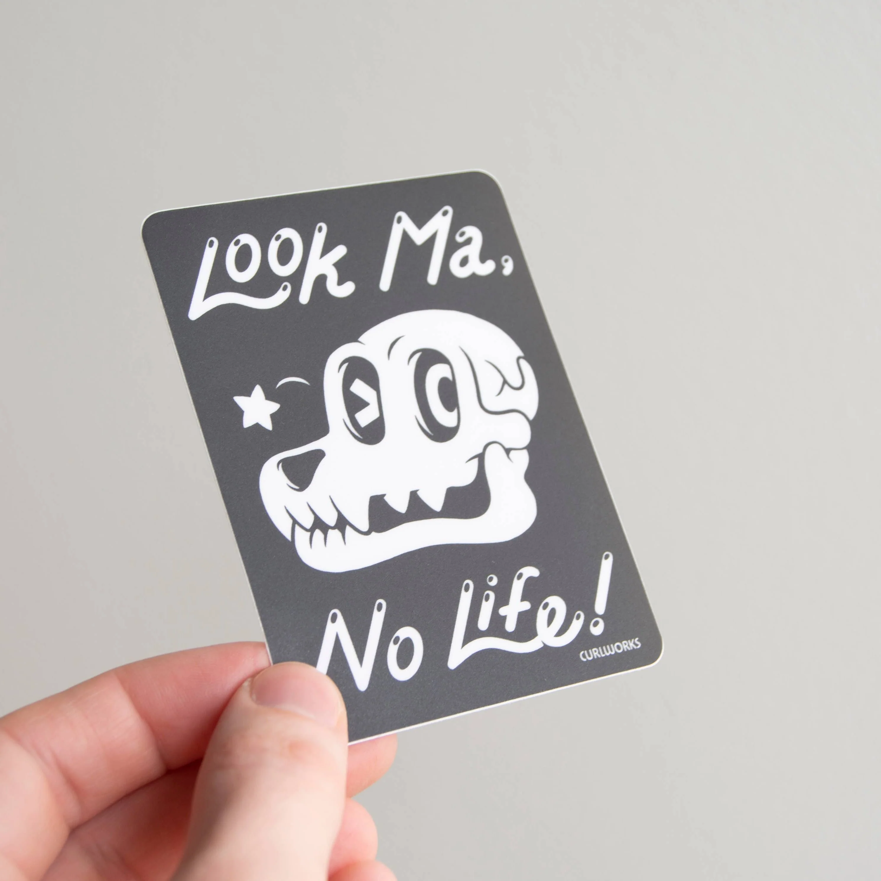 Look Ma', No Life! - 3" Vinyl Sticker - Image 5