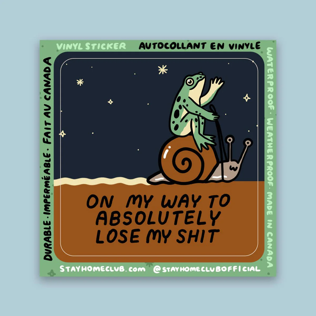 Lose My Shit Waterproof Vinyl Sticker