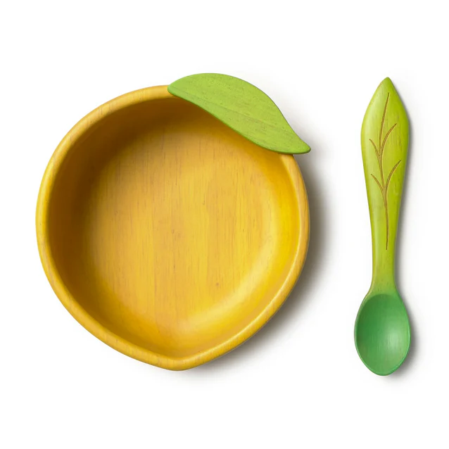 Lou The Lemon Bowl & Spoon Set - Image 3