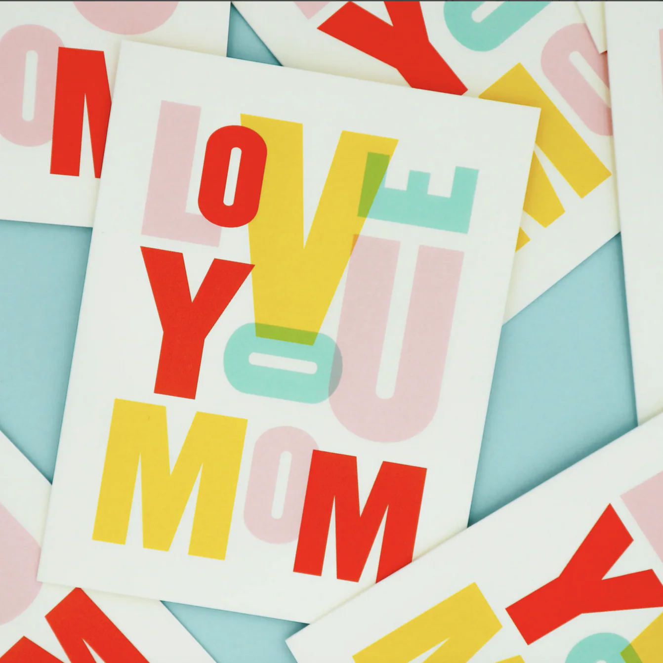 Love You Mom Greeting Card -mother's day - Image 2