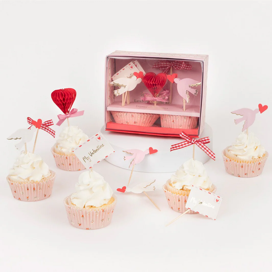 Lovebird Cupcake Kit (x24 toppers) - Image 3