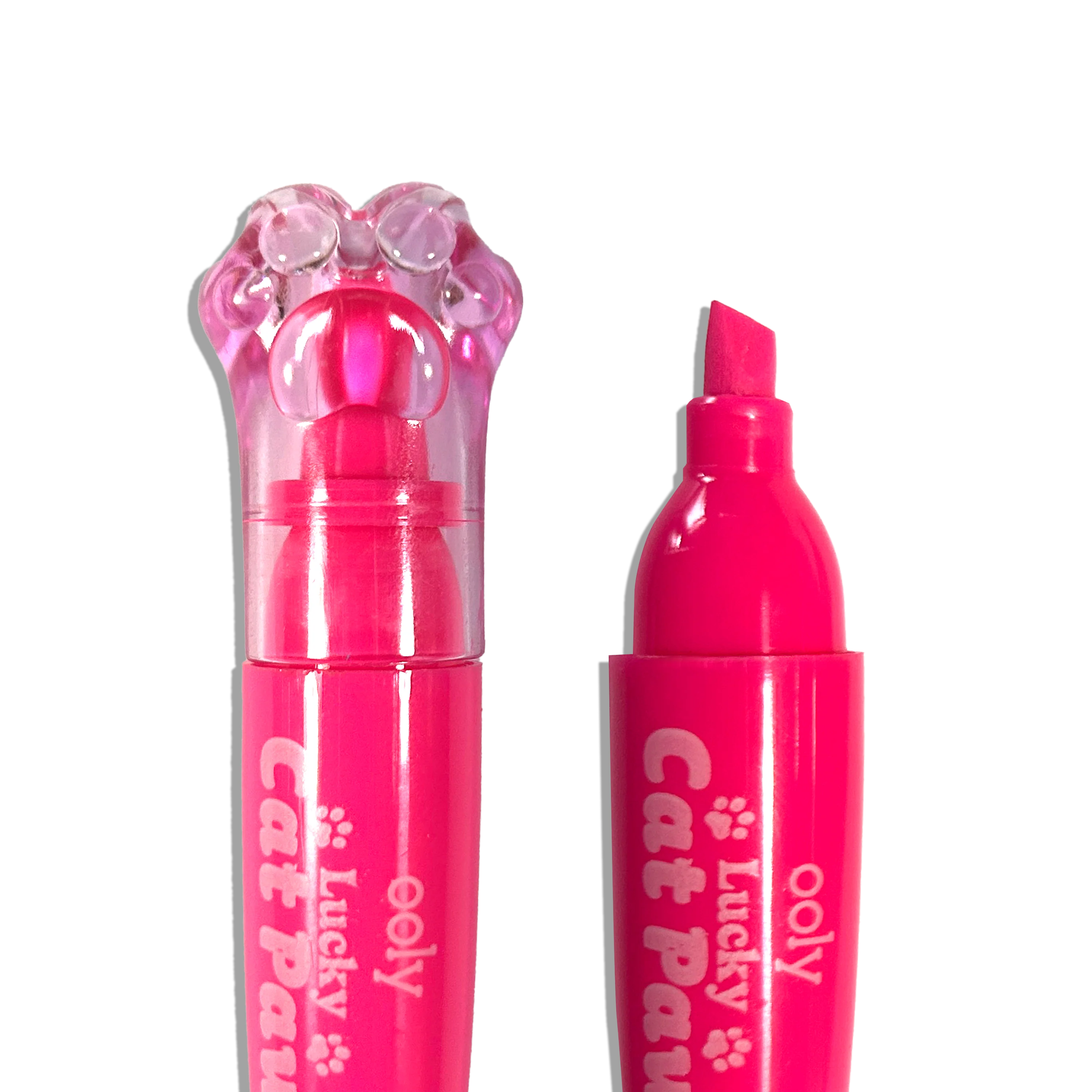 Lucky Cat Paw: Neon Highlighters - Berry Scent (Set of 6) - Image 3