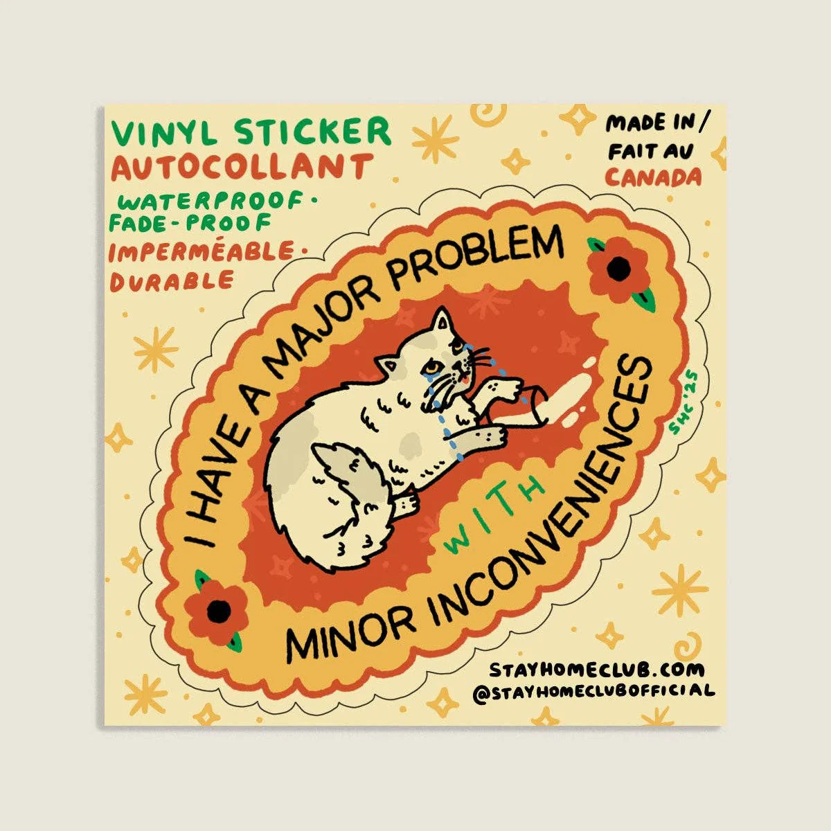 Major Problem Sticker | Waterproof Vinyl Sticker