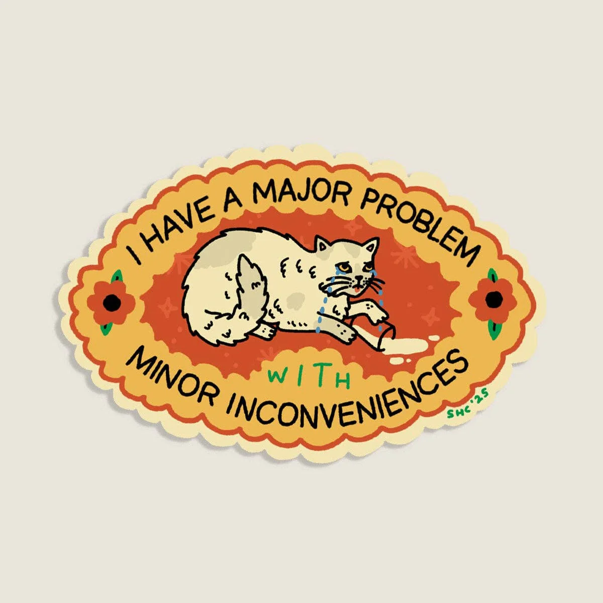 Major Problem Sticker | Waterproof Vinyl Sticker - Image 2