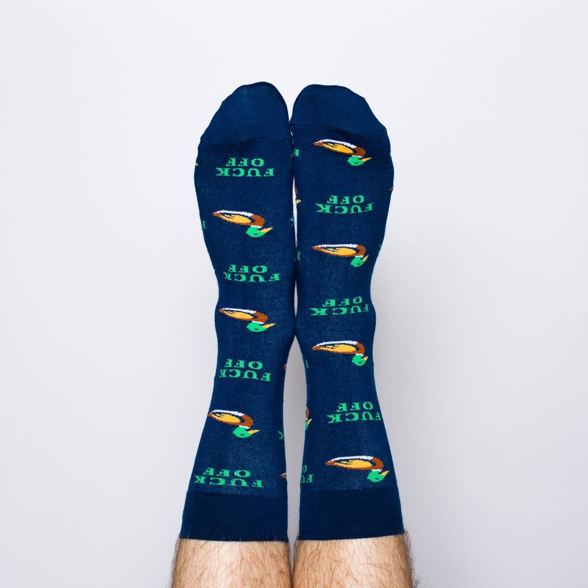 Mallard Men's Socks - Duck Off Crew Socks