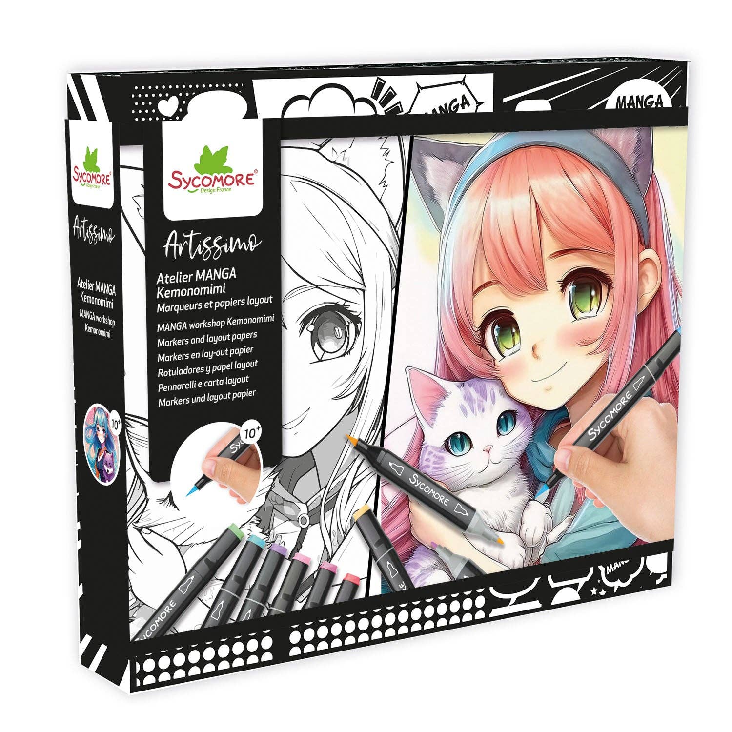 Manga - L Layout And Markers - Kemonomimi