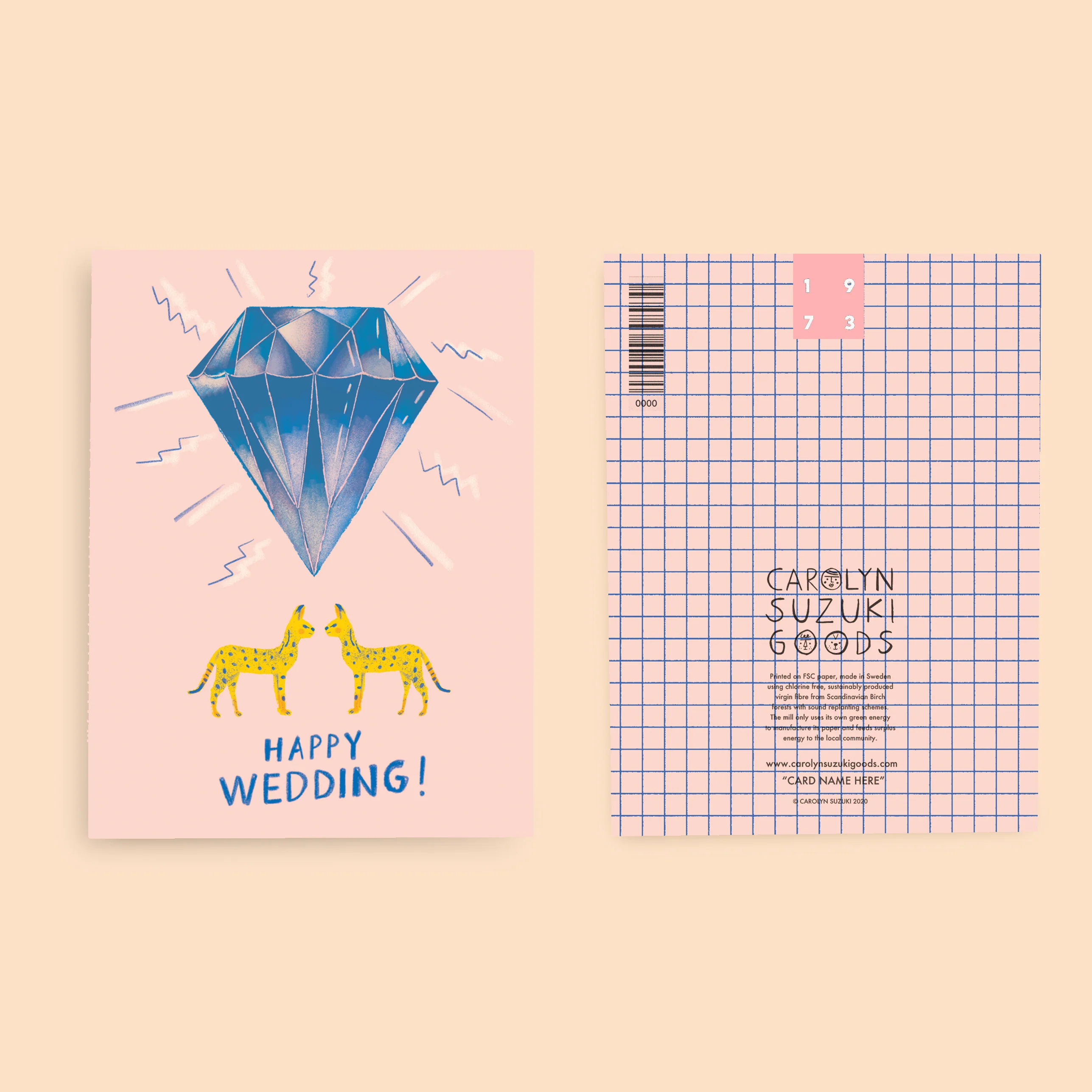 MEOWY WEDDING - Wedding Card - Image 2