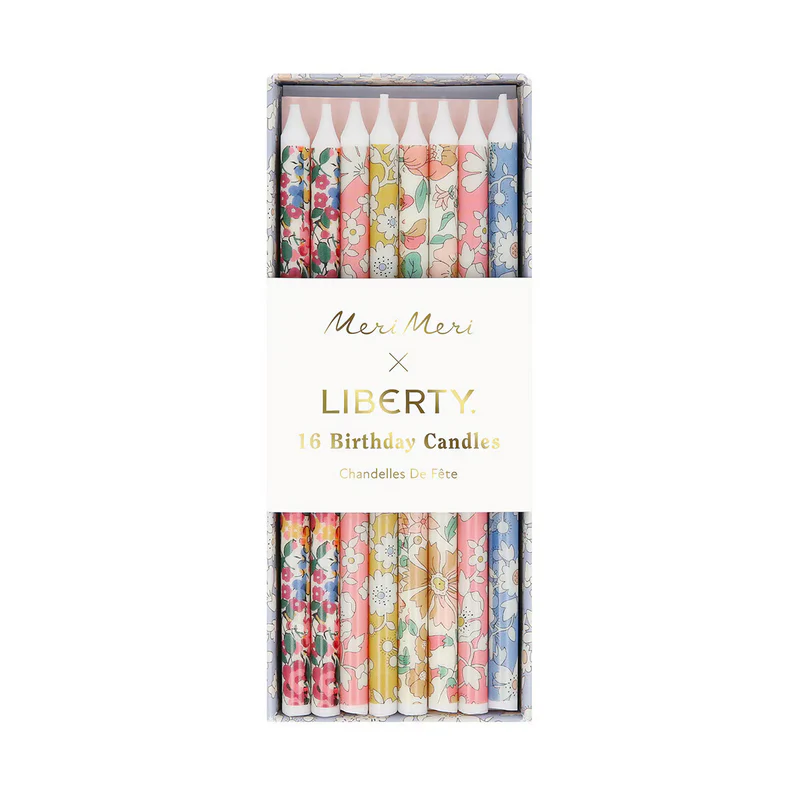 Meri Meri x Liberty Mixed Print Party Candles - Image 2