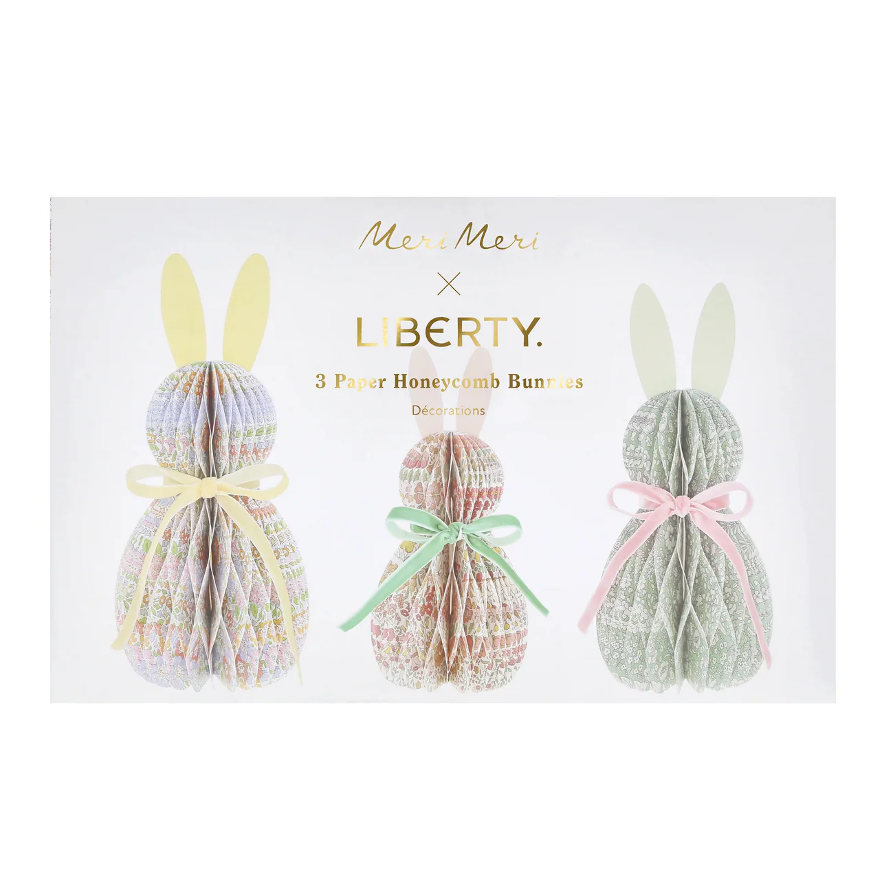 Meri Meri x Liberty Paper Honeycomb Bunnies - Image 7