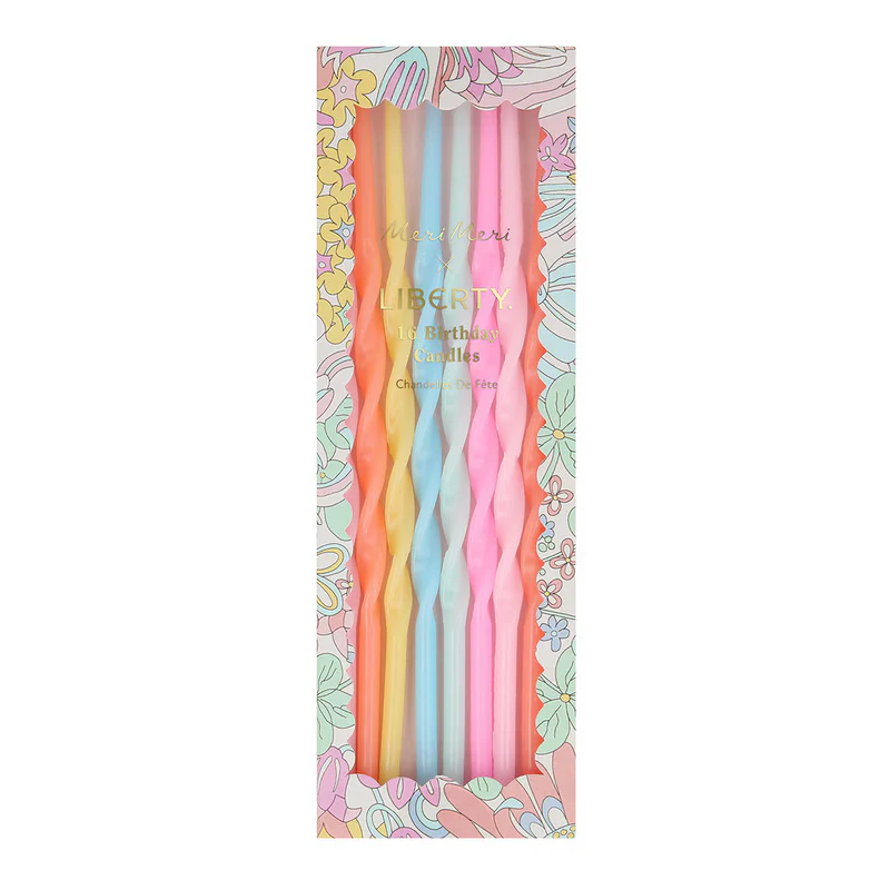 Meri Meri x Liberty Rainbow Garden Party Candles - Image 2