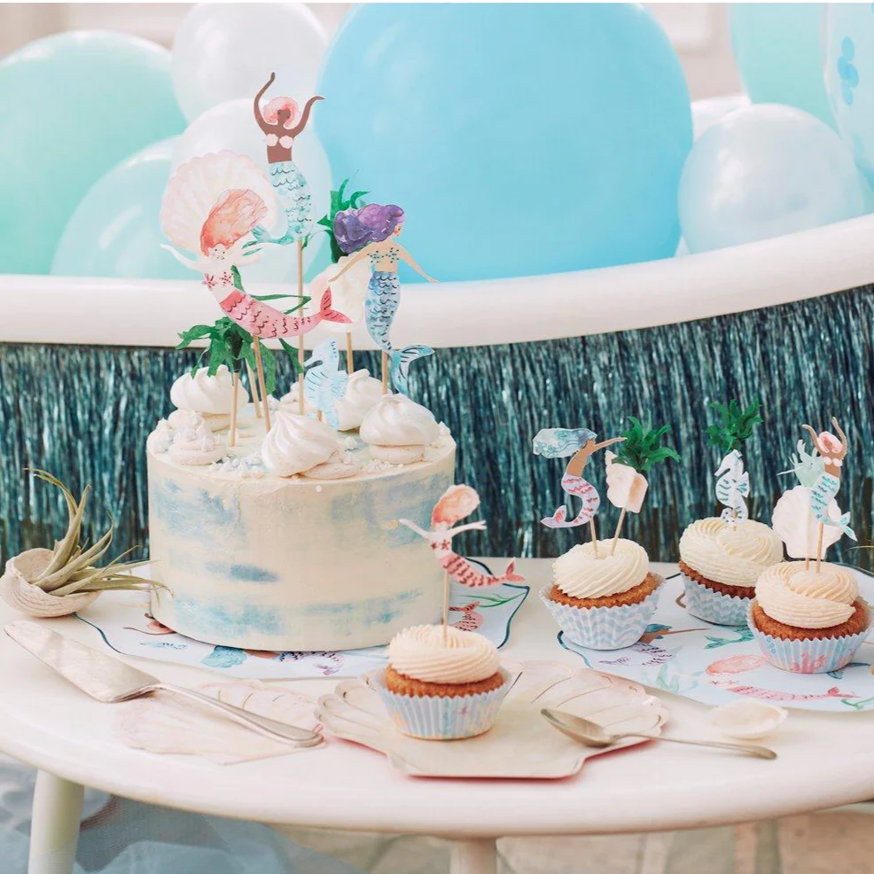Mermaid Cupcake Kit (24 toppers) - Image 2