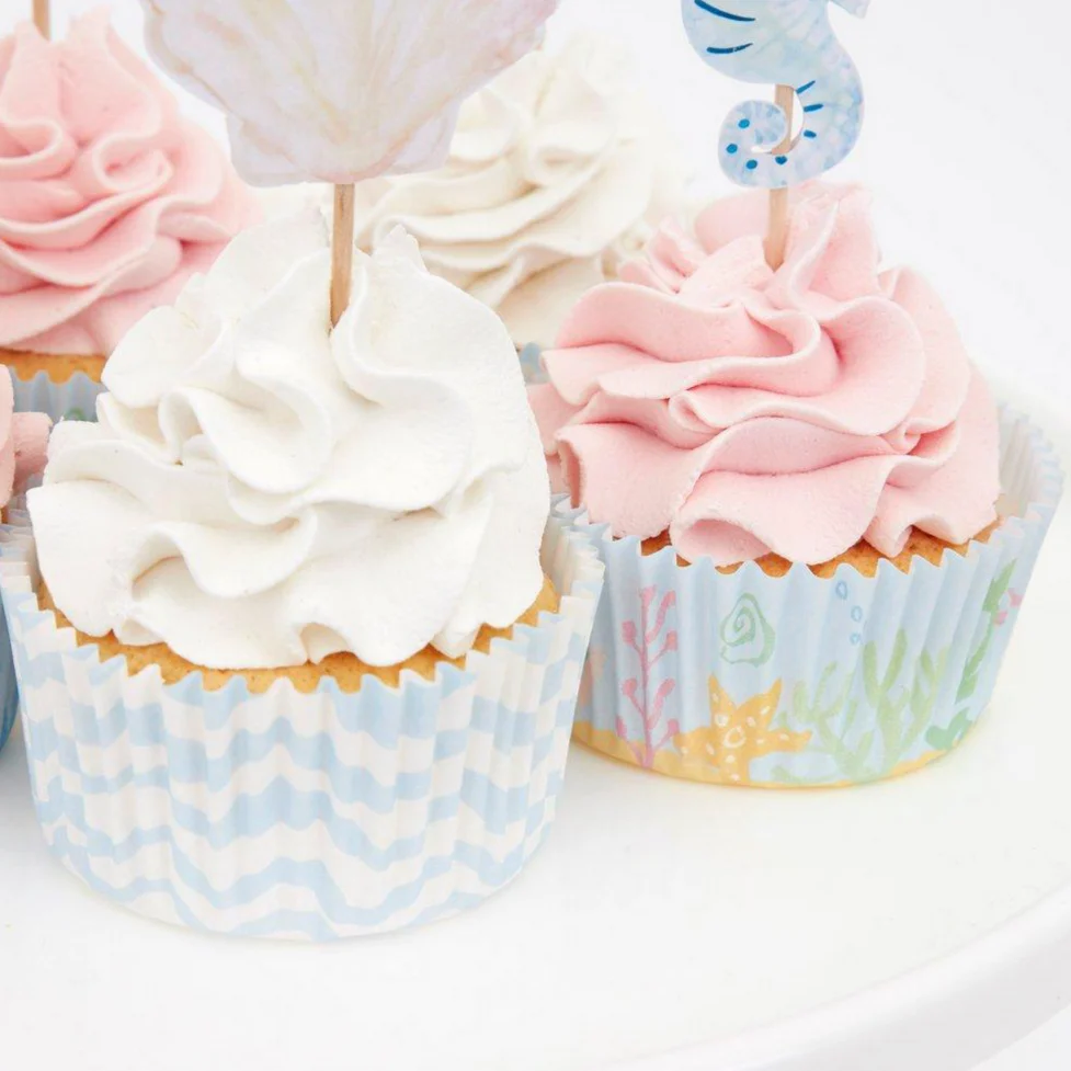 Mermaid Cupcake Kit (24 toppers) - Image 4