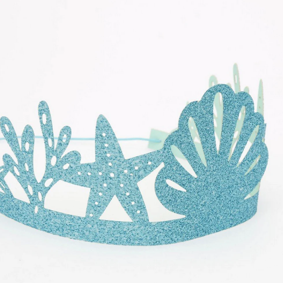 Mermaid Party Crowns (8pk) - Image 3