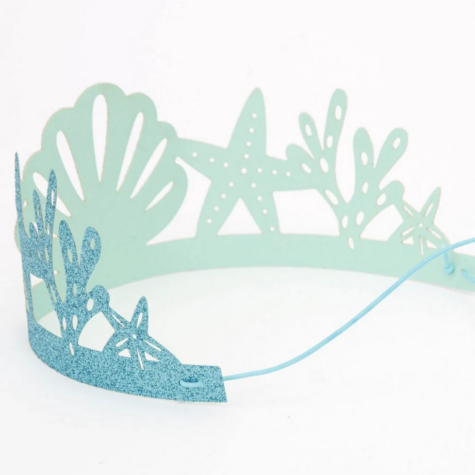 Mermaid Party Crowns (8pk) - Image 4