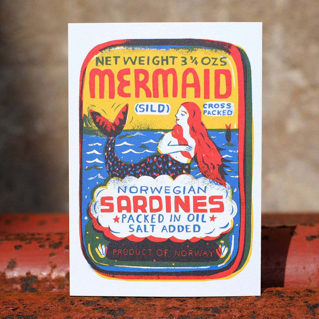 Mermaid Sardines Card - Image 2