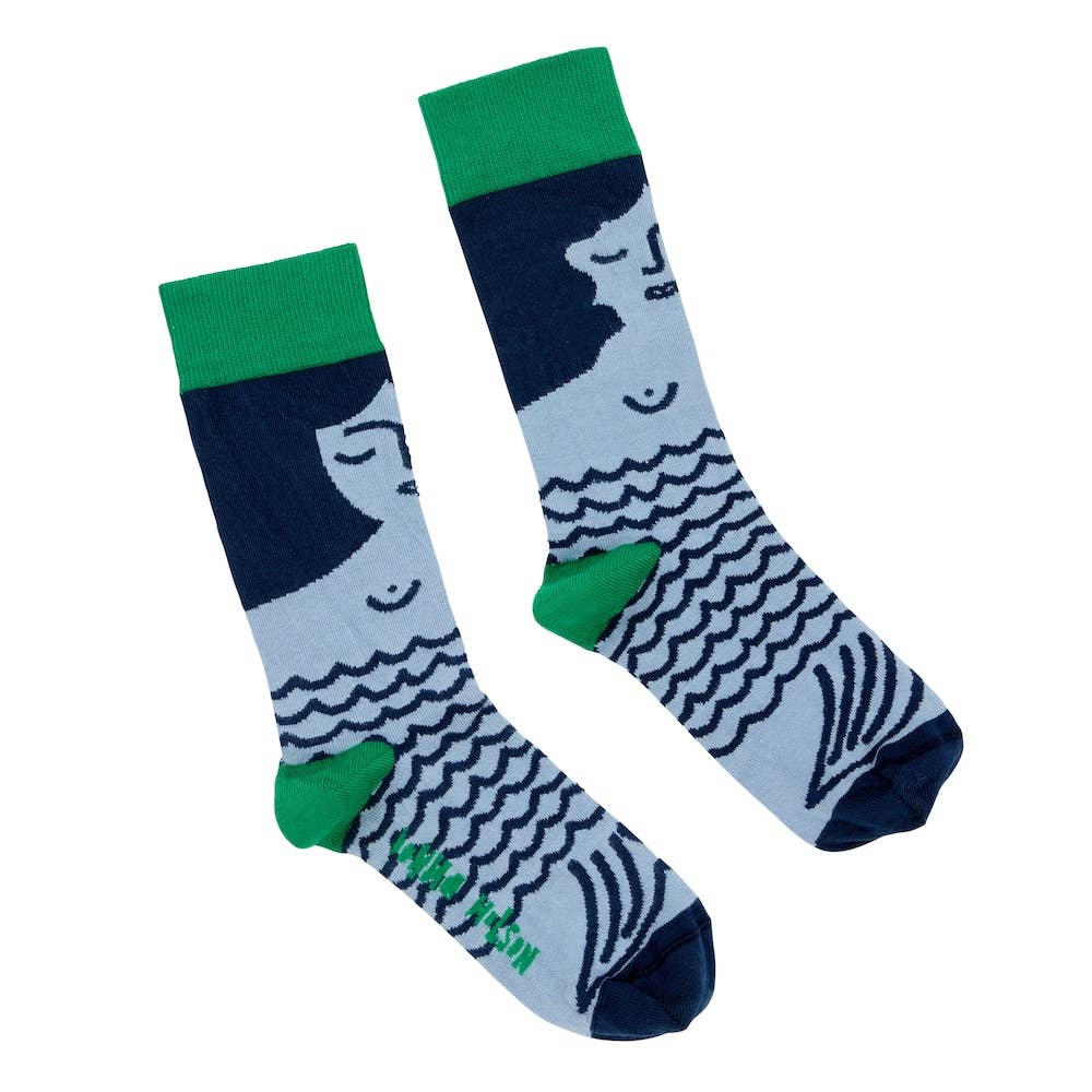 Mermaid socks -Donna Wilson